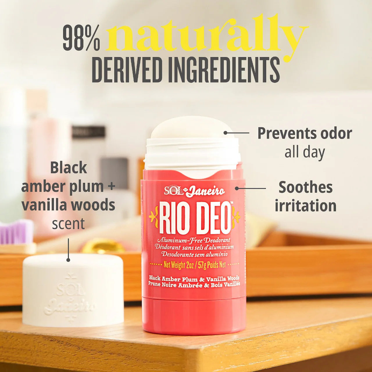 Sol de Janeiro
Rio Deo Aluminum-Free Deodorant Cheirosa &
