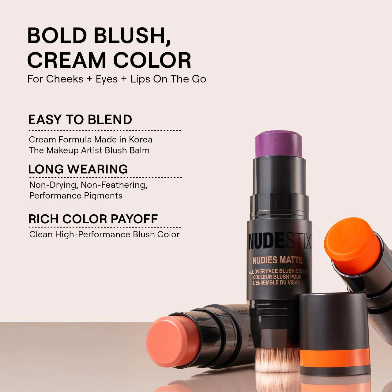 NUDESTIX
Nudies Cream Blush Stick..