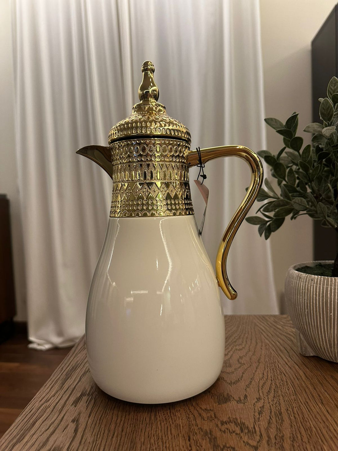 Dallaty دله ستانلس ستيل ذهبي 1 لتر و700 مل