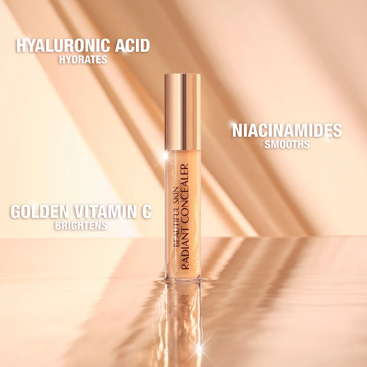 Charlotte Tilbury
Beautiful Skin Medium to Full Coverage Radiant Concealer with Hyaluronic Acid..