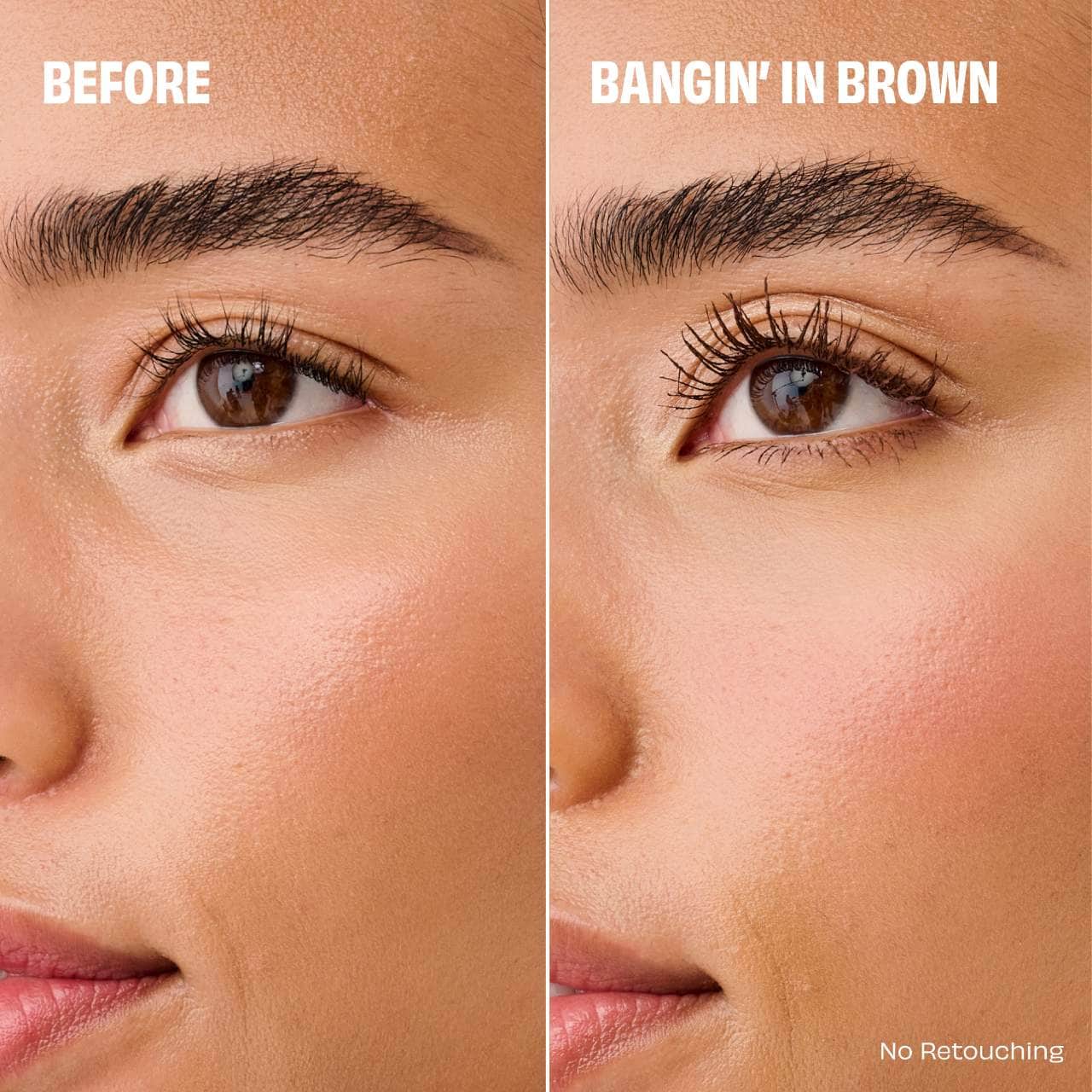 Benefit Cosmetics
BADgal BANG! Brown Volumizing Mascara.