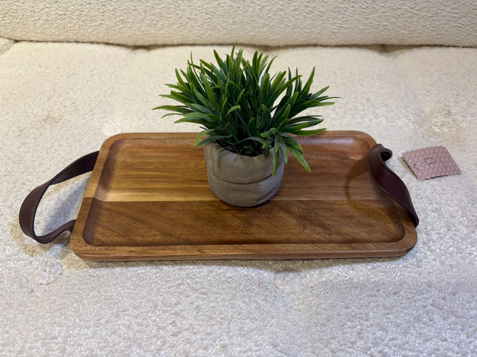 صينية تقديم خشبية من البرتو