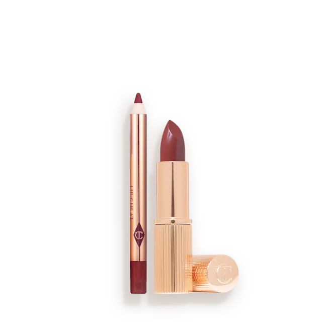 Charlotte Tilbury Mini Pillow Talk Lipstick & Liner Set, Pillow Talk Intense Shade..