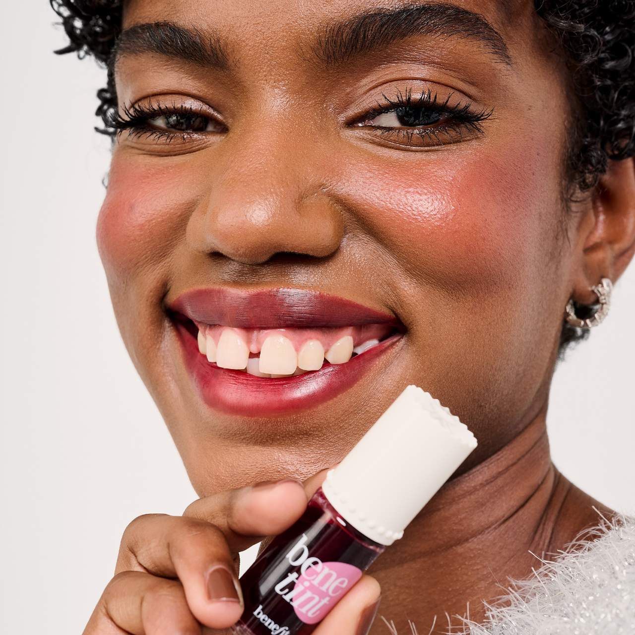 Benefit Cosmetics
Benetint Liquid Lip + Cheek Blush Stain..