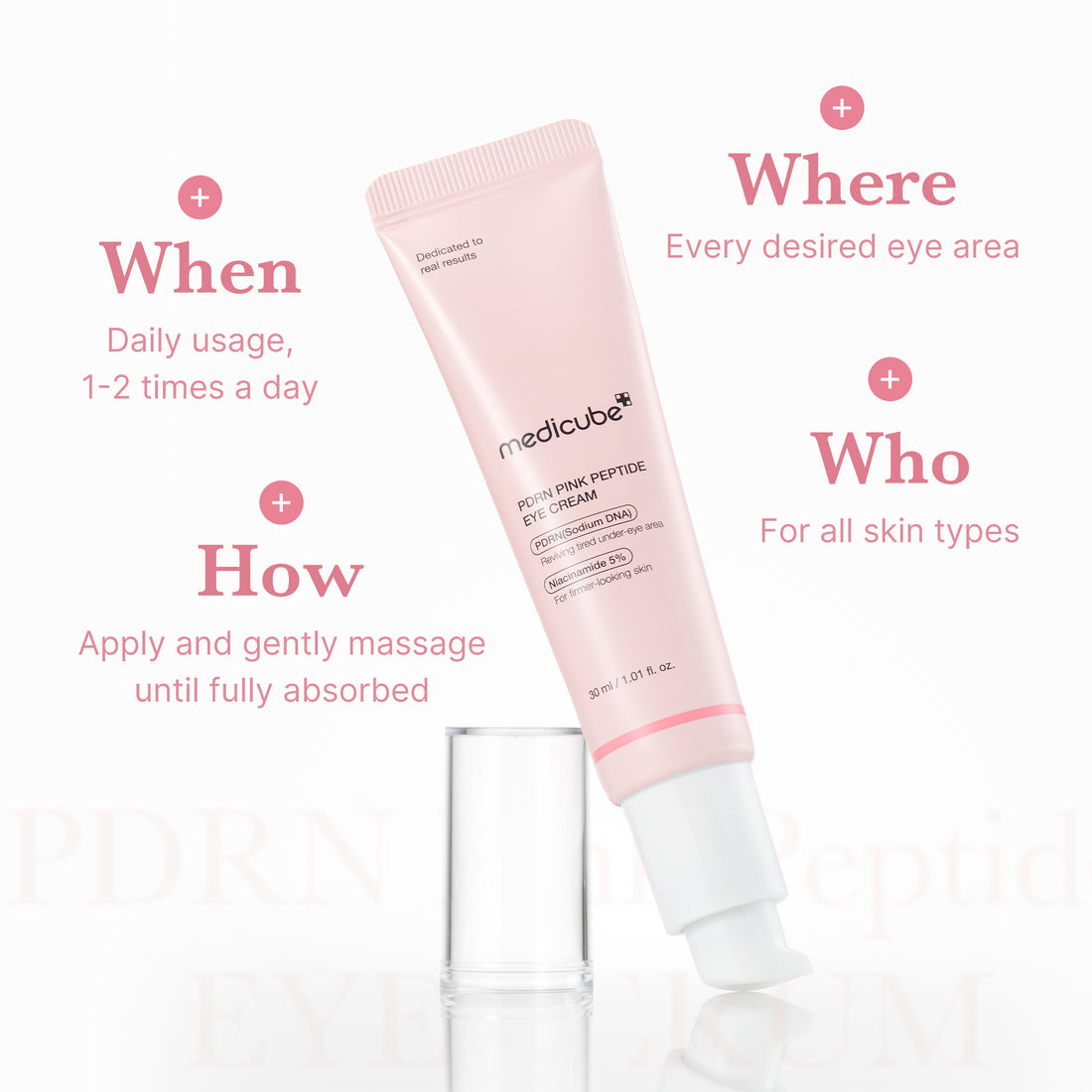 Medicube PDRN Pink Peptide Eye Cream..