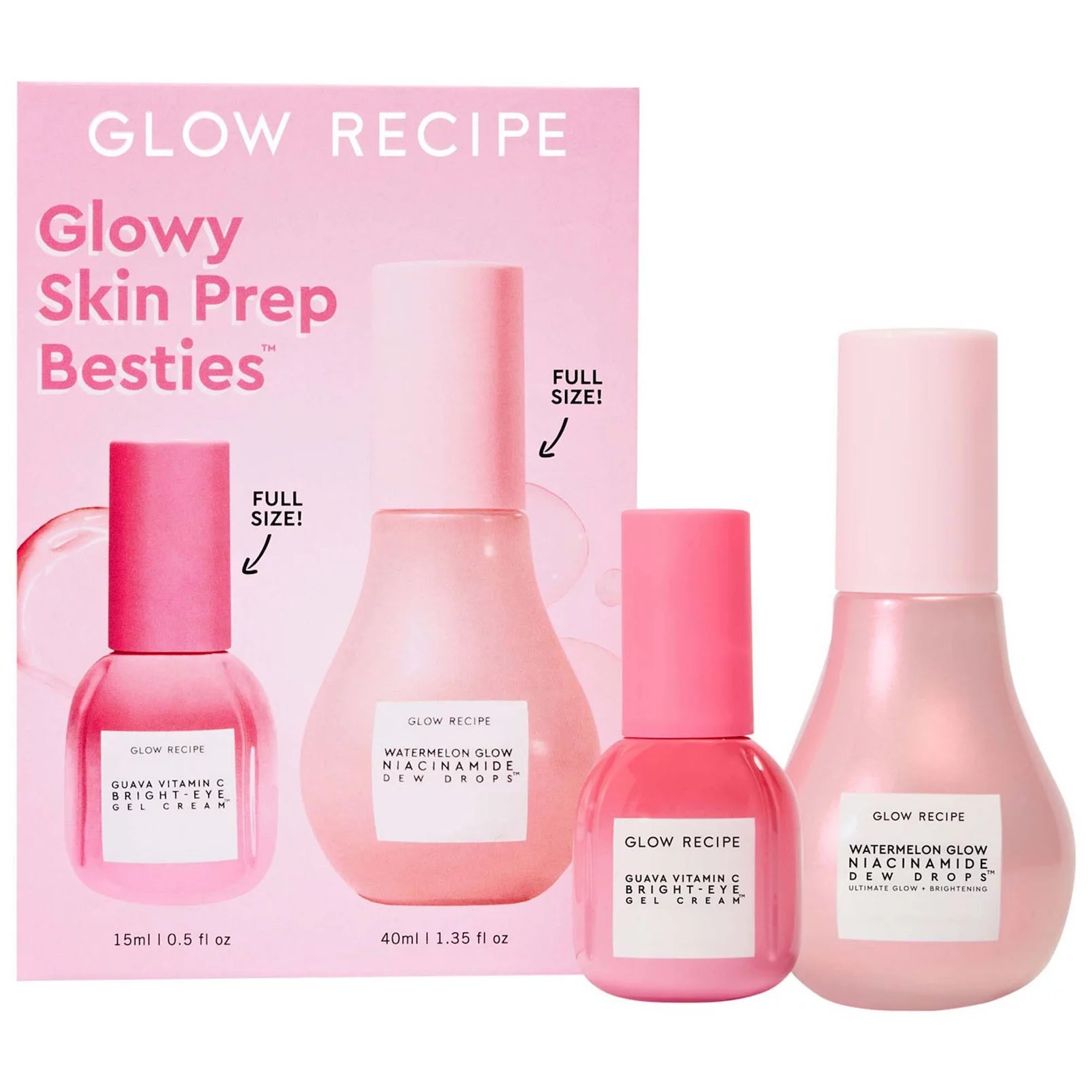 Glow Recipe Glowy Skin Prep Besties Set..