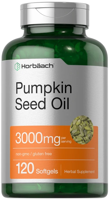 Horbach Pumpkin Seed Oil (3000mg ) 120 Softgel Capsules..