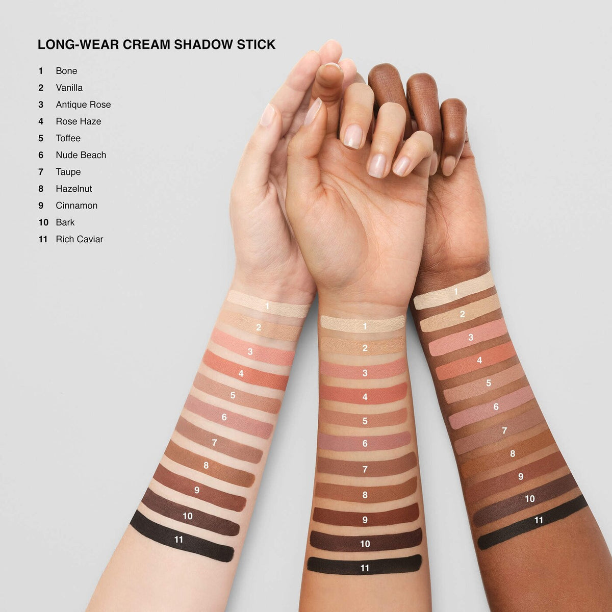 Bobbi Brown
Long-Wear Waterproof Cream Eyeshadow Stick.. Cinnamon - dark red-brown.. Matte finish..