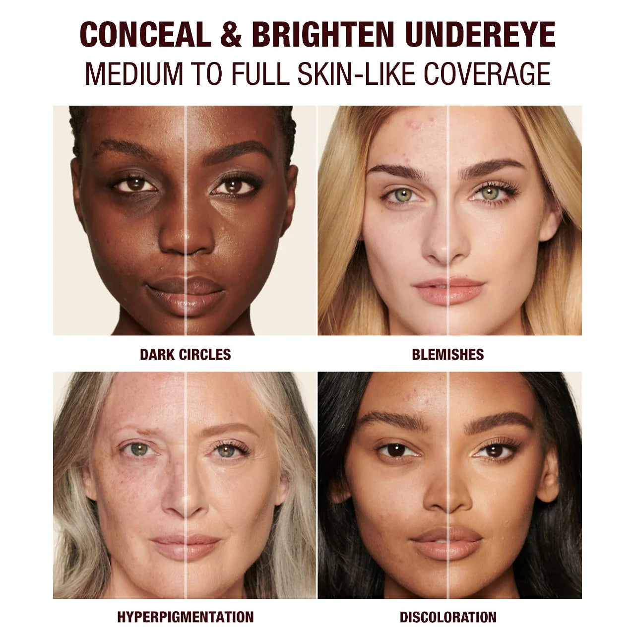 Charlotte Tilbury
Beautiful Skin Medium to Full Coverage Radiant Concealer with Hyaluronic Acid..