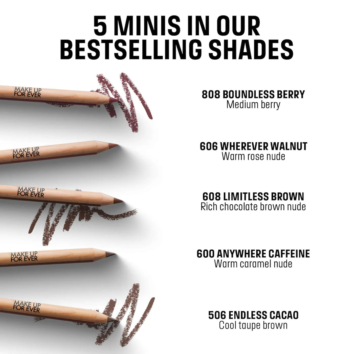 MAKE UP FOR EVER
Mini Artist Color Lip Pencils Set..