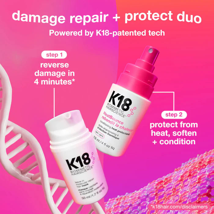 K18 Biomimetic Hairscience
HeatBounce™ Leave-In Conditioner Heat Protectant..