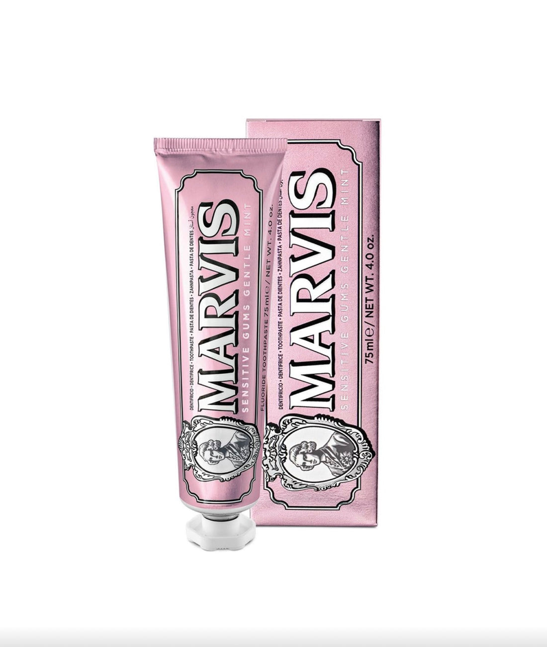 Marvis sensitive gums toothpaste..