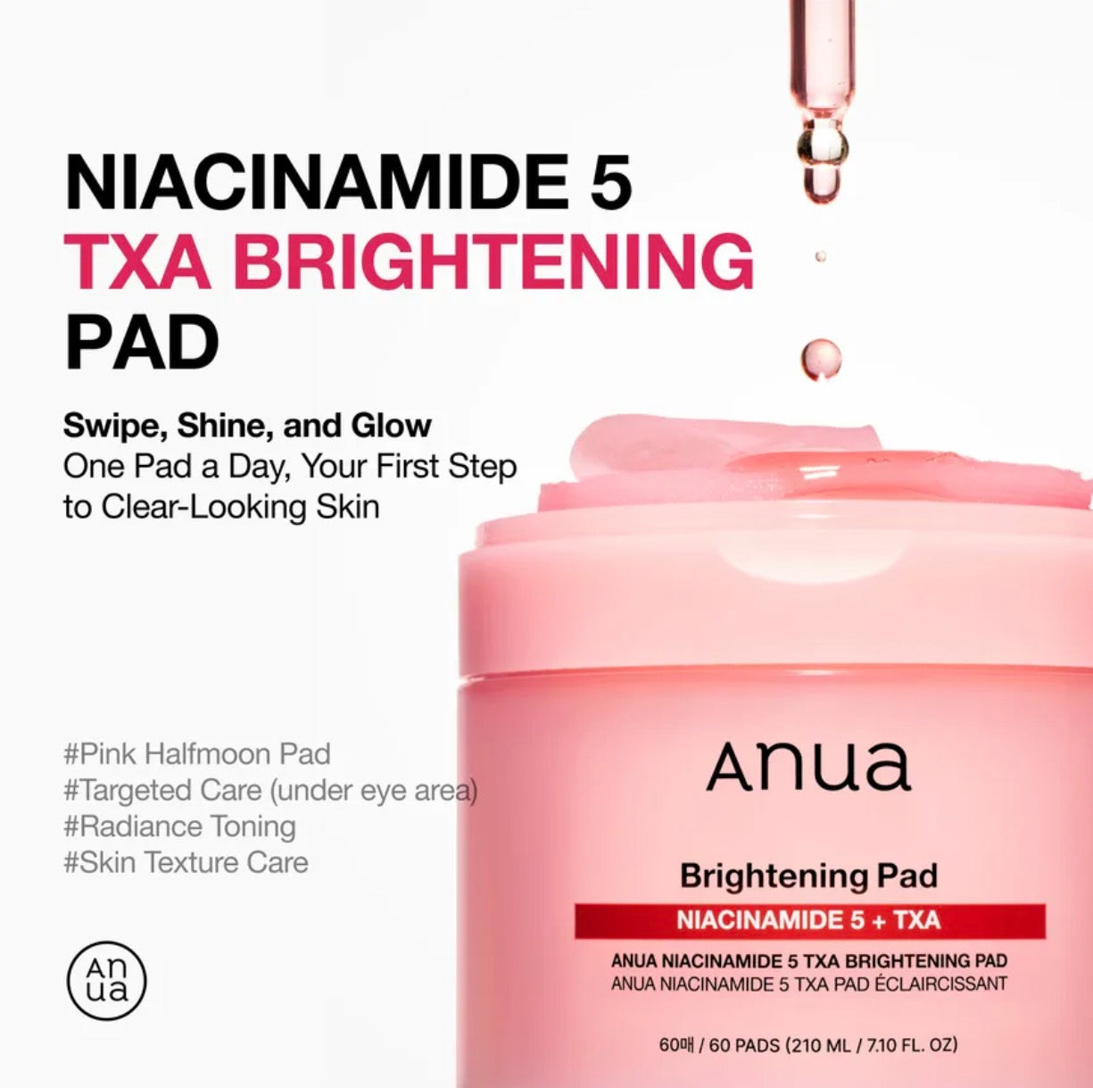 Anua Niacinamide 5 TXA Brightening Pad