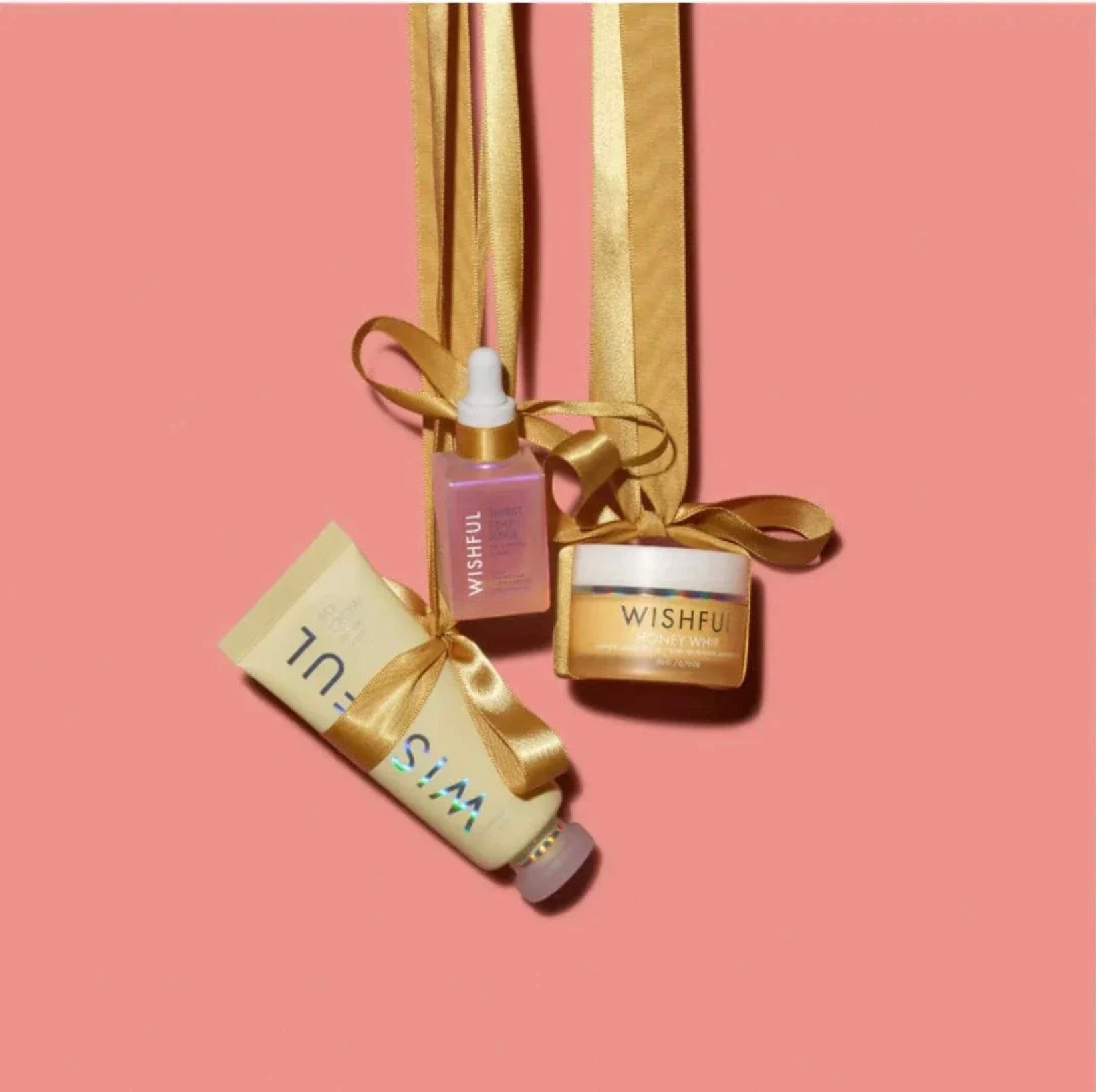 Huda beauty wishful glow trio set