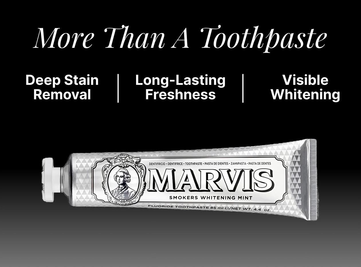 Marvis smokers whitening toothpaste