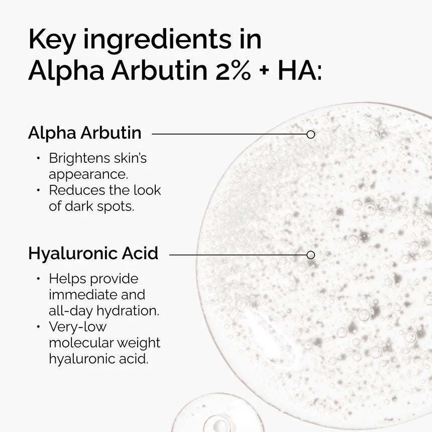 The ordinary HAAlpha Arbutin 2% + HA 30 ml