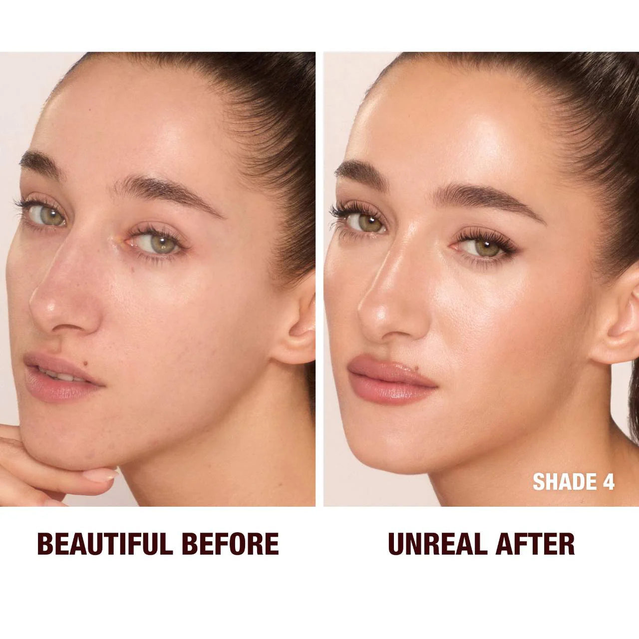 Unreal Skin Sheer Glow Tint Hydrating Foundation Stick. (Shade: 4 Fair - fair-medium with neutral undertones)