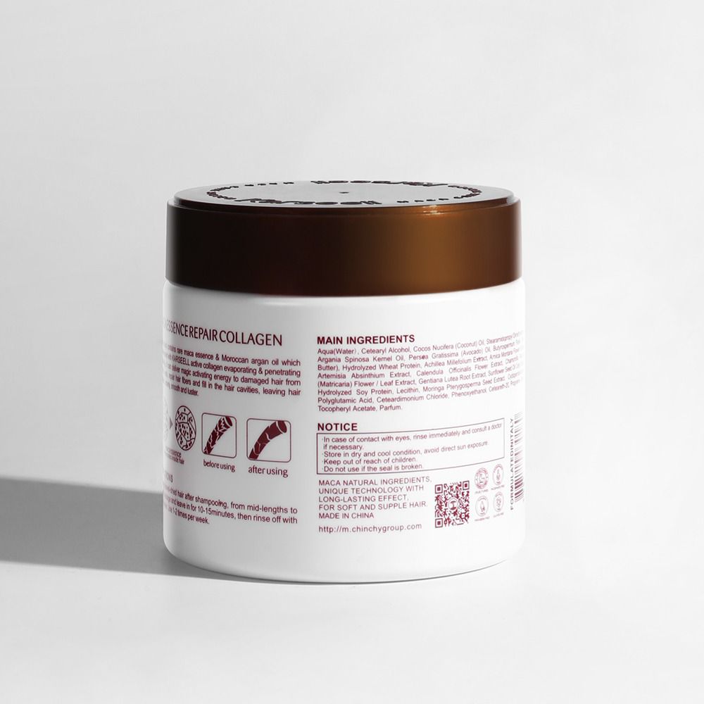 Karseell Collagen Maca Hair Treatment Deep Repair Conditioning Hair Mask Argan Oil Coconut Oil Essence 500ml