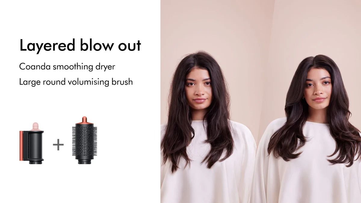 Dyson Airwrap HS05 multi-styler and dryer Complete Long Volumise (StrawberryBronzeBlushPink)