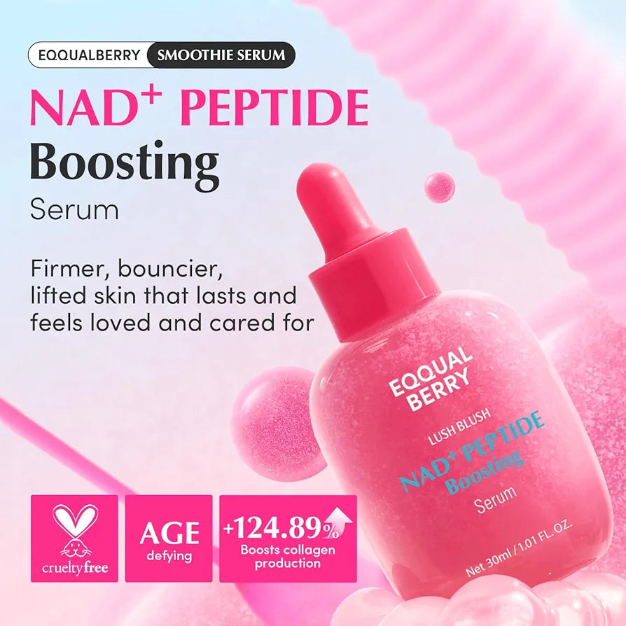 EQQUALBERRY NAD+ Peptide Boosting Smoothie Serum 30ml