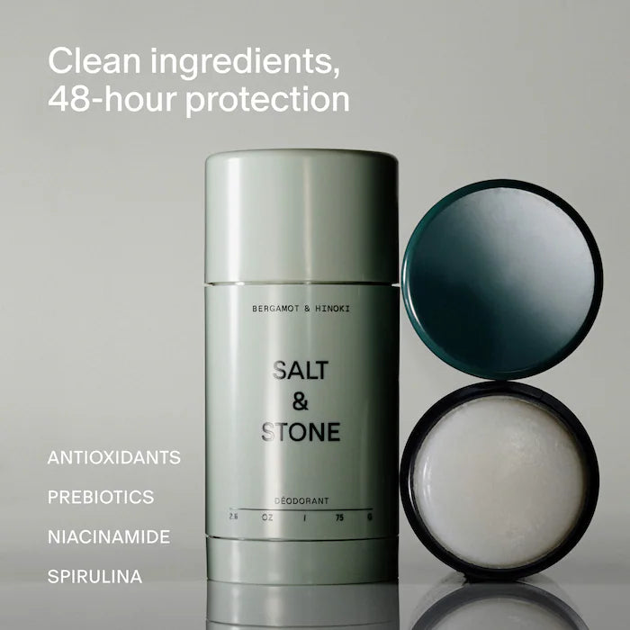Salt & Stone
Bergamot & Hinoki Extra-Strength Aluminum-Free Deodorant