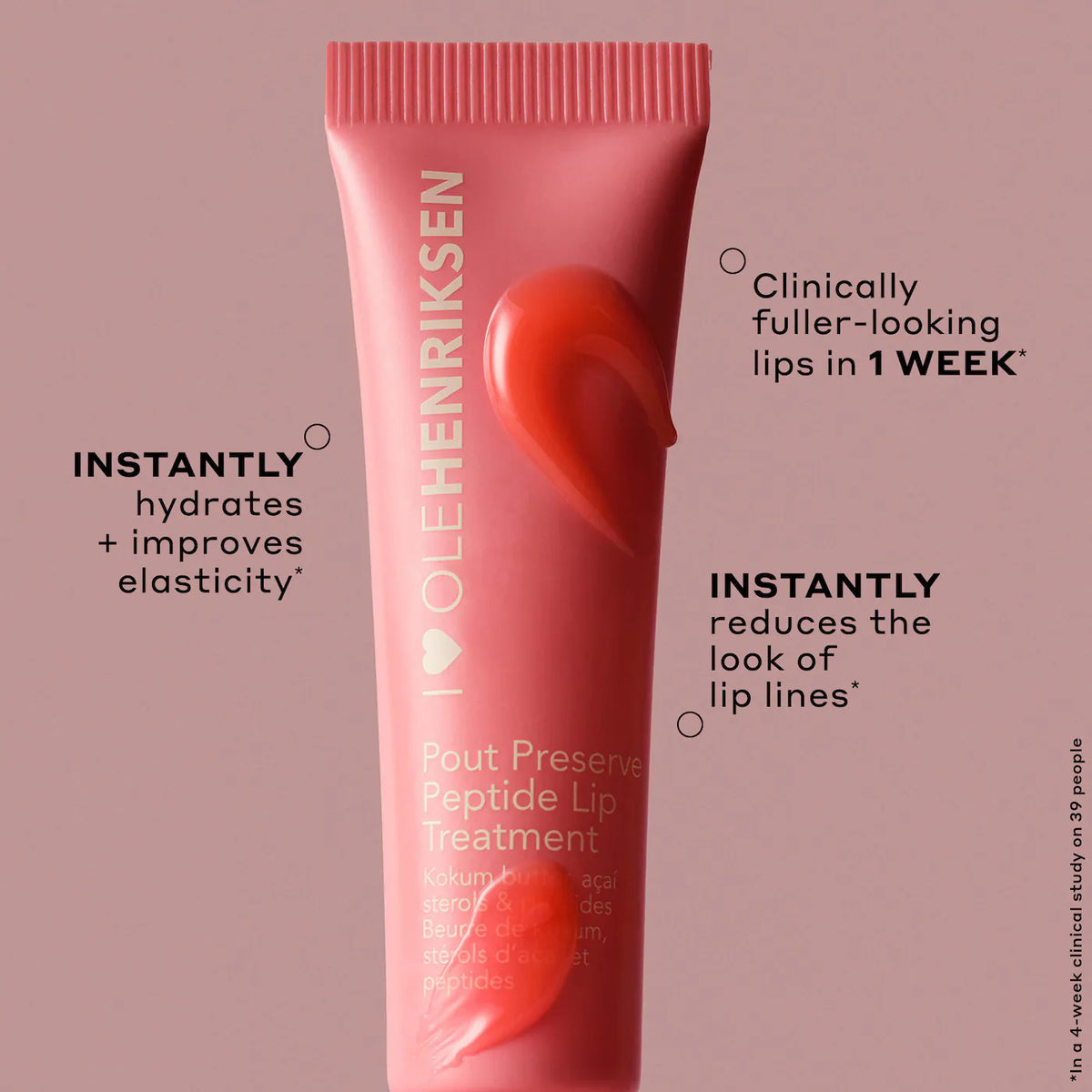OLEHENRIKSEN 
Pout Preserve Chillers Peptide Lip Treatment..Grenada Guava - coral tint.