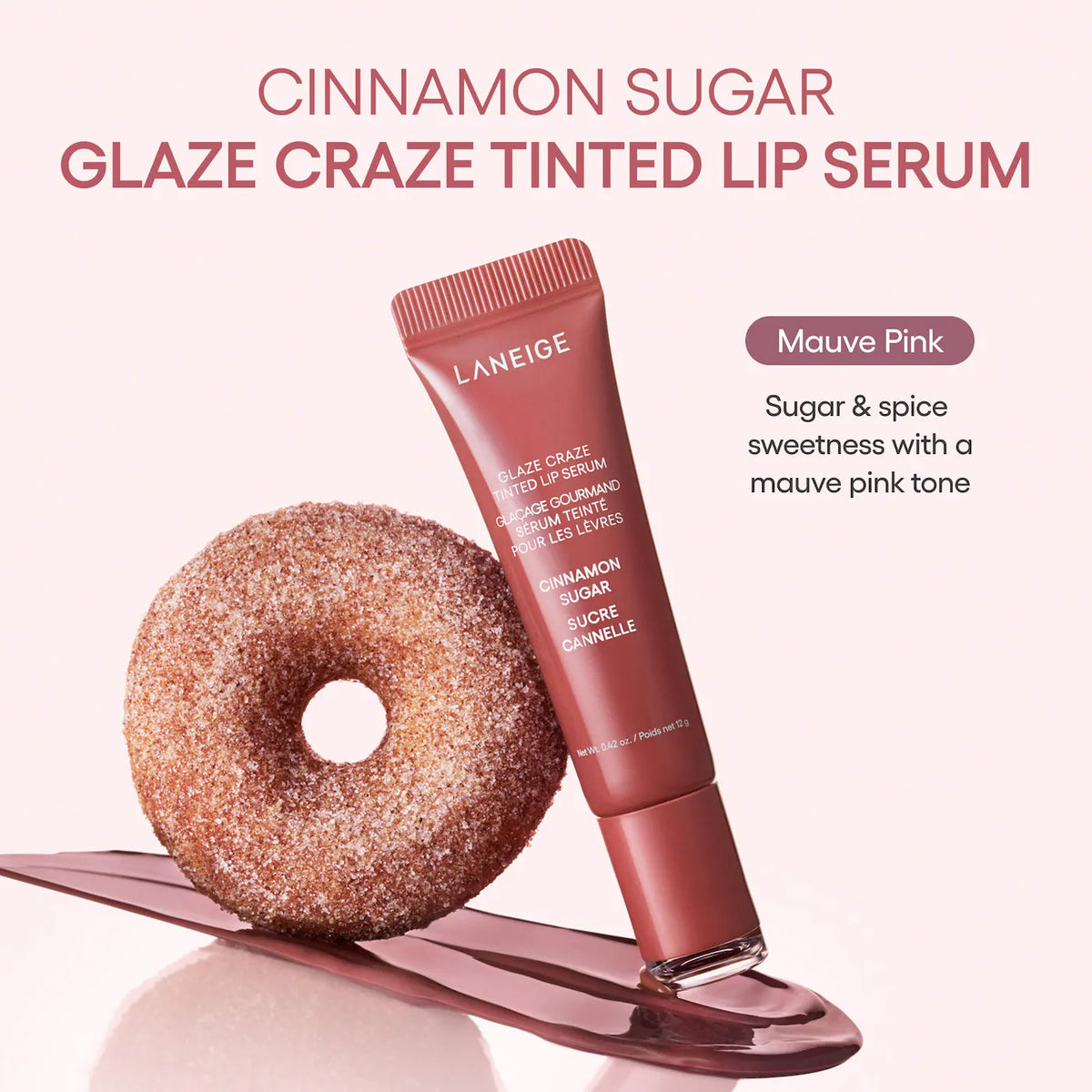 LANEIGE 
Glaze Craze Donut Delight Hydrating Tinted Lip Serum Duo..