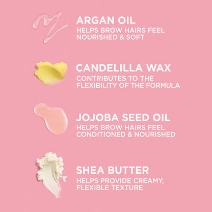 Benefit Cosmetics 
Fluff Up Brow Flexible Brow-Texturizing Wax.