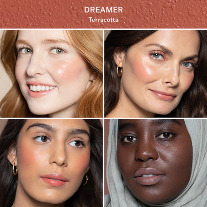 ILIA 
Multi-Stick Cream Blush + Highlighter + Lip Tint.. Dreamer - warm nude..