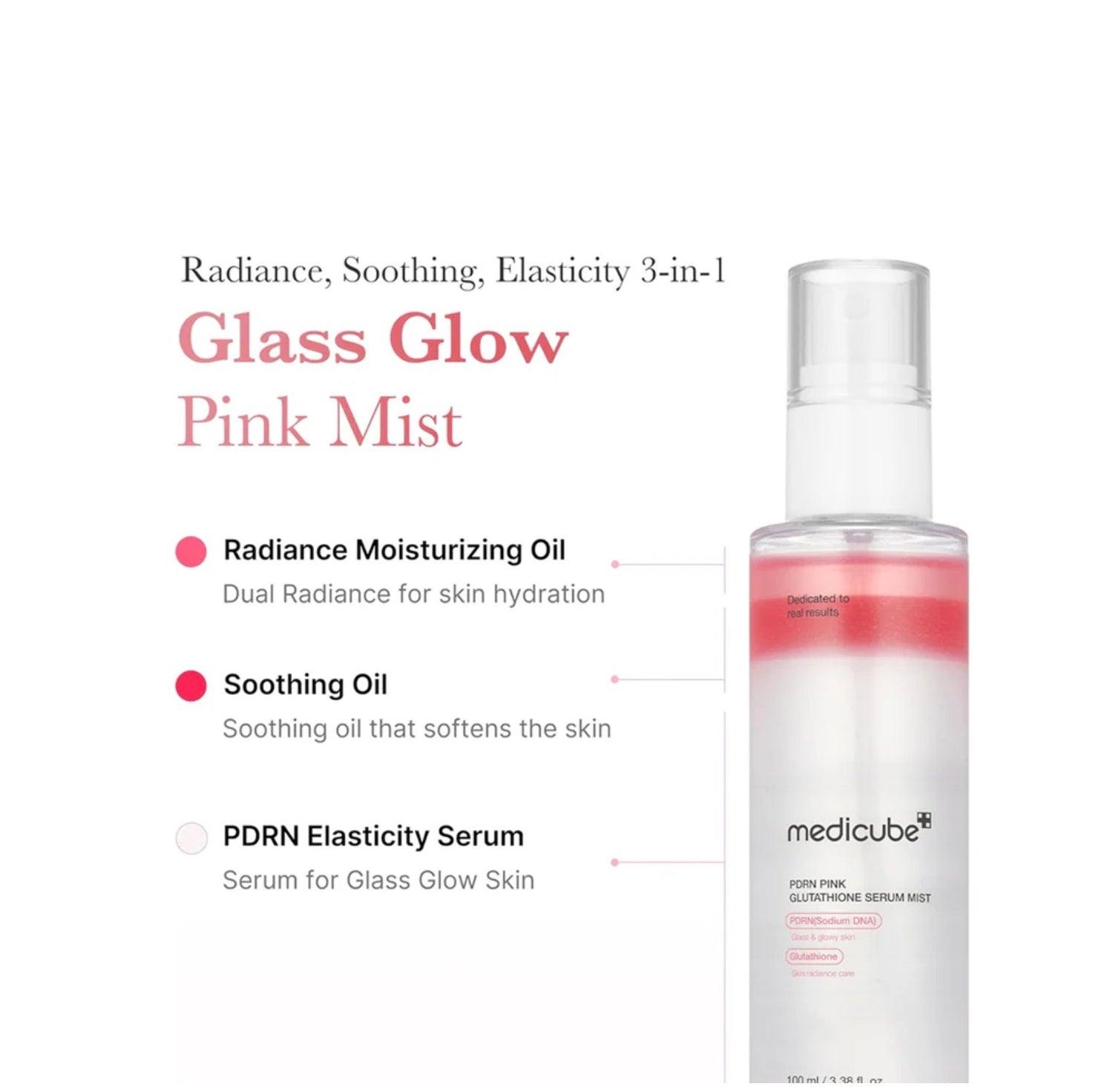 Medicube PDRN Pink Glutathione Serum Mist