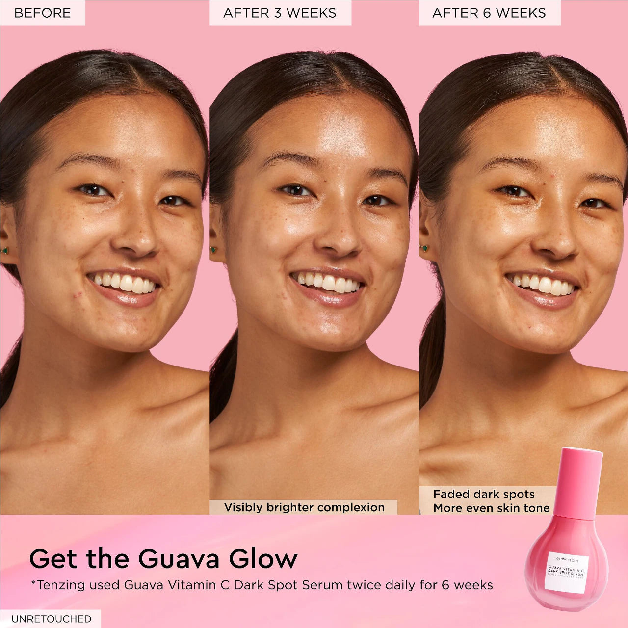 Glow Recipe 
Guava Vitamin C Dark Spot Brightening Treatment Serum.