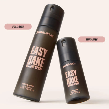 HUDA BEAUTY 
Easy Bake Blurring Setting Spray with 16-Hour Wear.