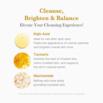 Medicube Kojic Acid Brightening Cleanser - 120 gm..