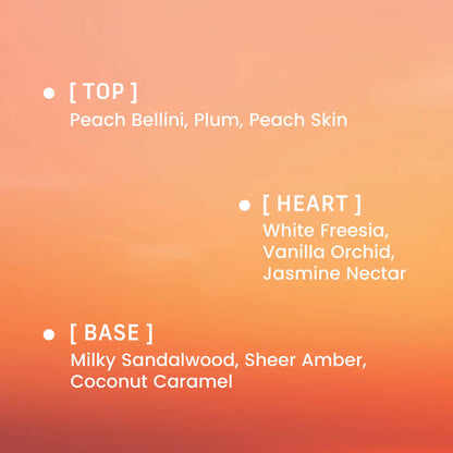PHLUR 
Mini Peach Skin Body &amp; Hair Fragrance Mist..90ml.