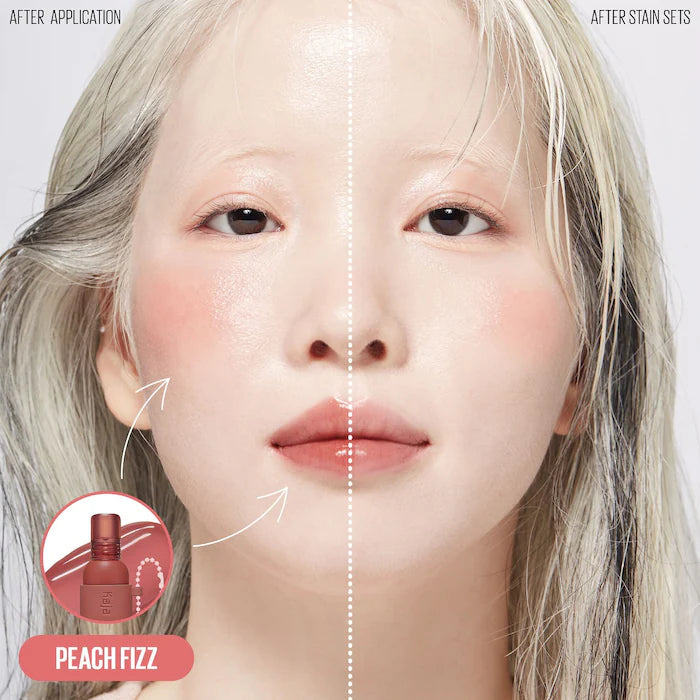 Kaja 
Jelly Charm Glazed Lip Stain &amp; Blush With Keychain.