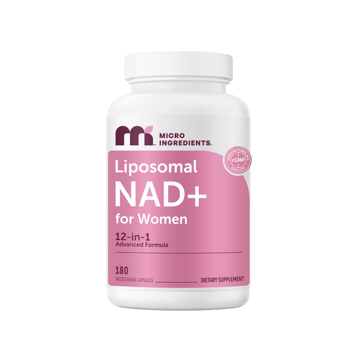 Micro Ingredients
Liposomal NAD+ for Women Complex..