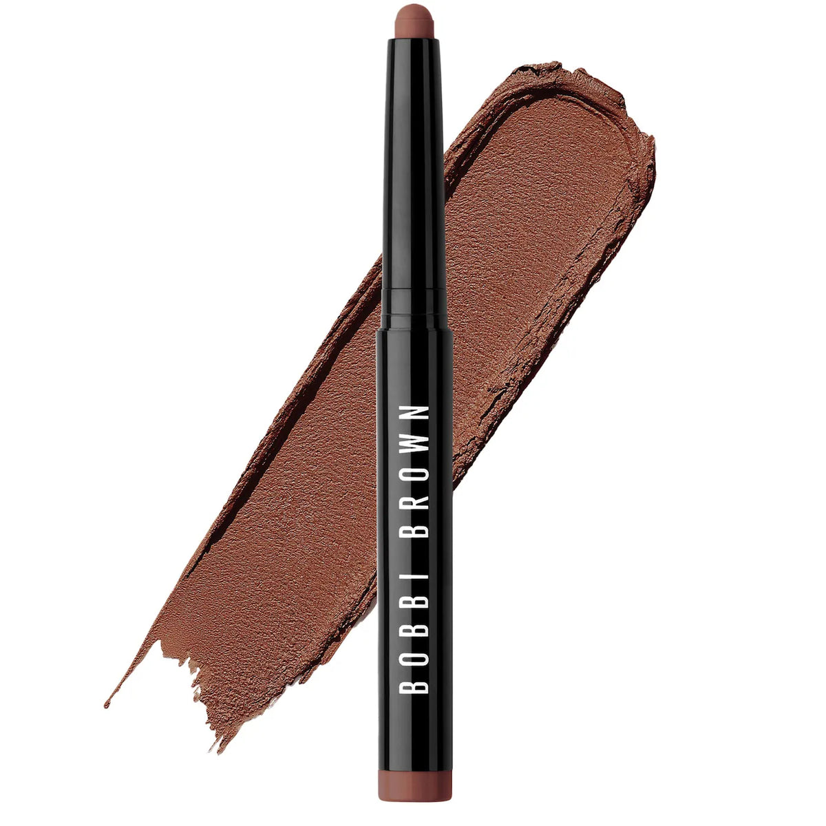 Bobbi Brown 
Long-Wear Waterproof Cream Eyeshadow Stick.. Cinnamon - dark red-brown.. Matte finish..
