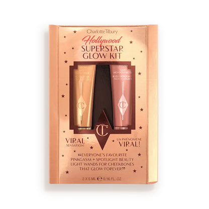 CHARLOTTE TILBURY HOLLYWOOD SUPERSTAR GLOW KIT
TRAVEL SIZE CHEEK KIT
