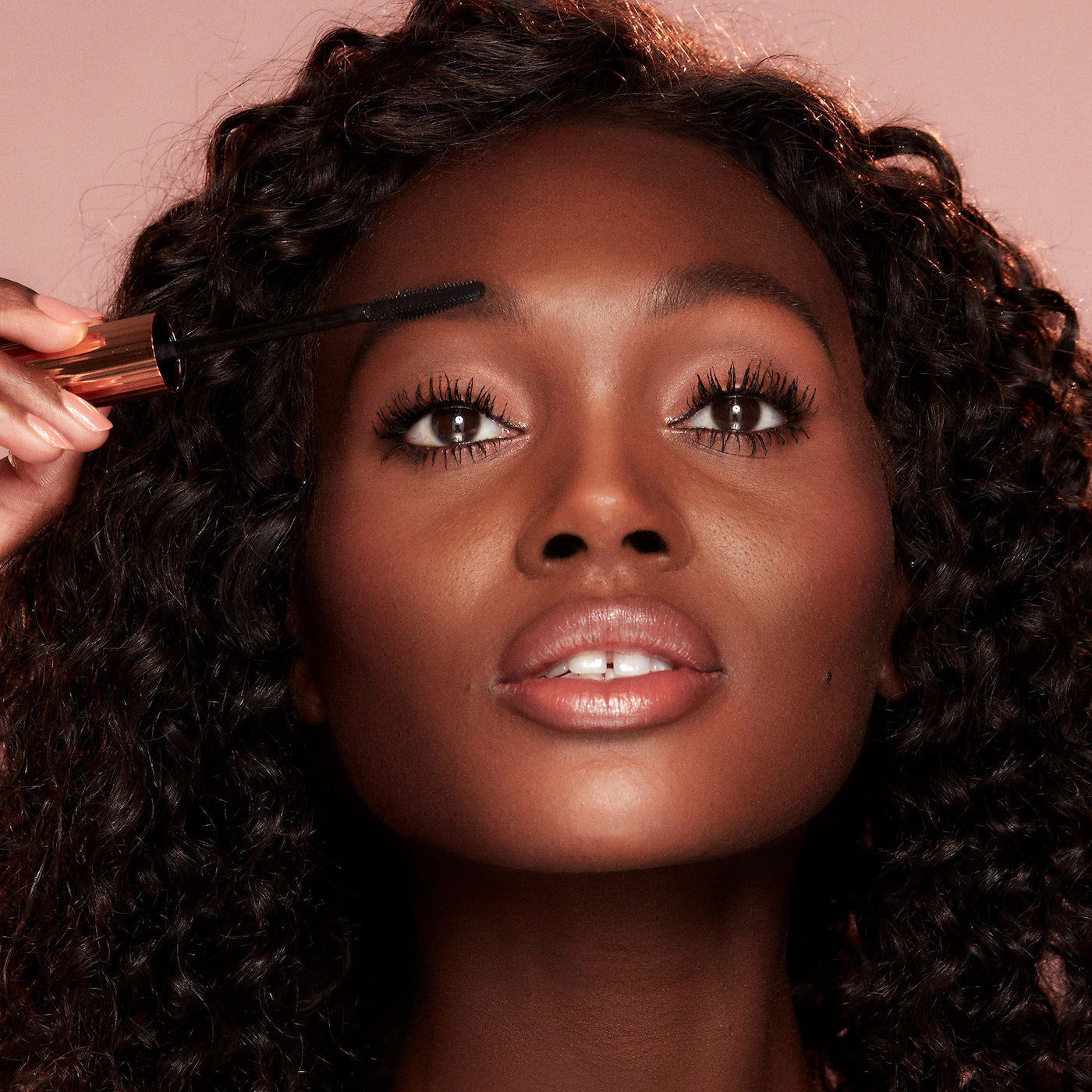 Charlotte Tilbury 
Pillow Talk Push Up Lashes Volumizing &amp; Lengthening Mini Mascara.