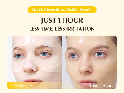 EQQUALBERRY - Collagen Glow up Hydrogel Mask Set