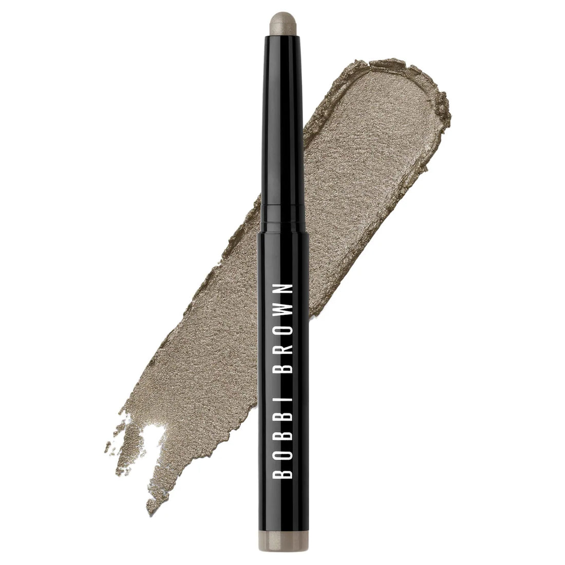 Bobbi Brown 
Long-Wear Waterproof Cream Eyeshadow Stick.. Midnight Olive - an olive green with silver shimmer..