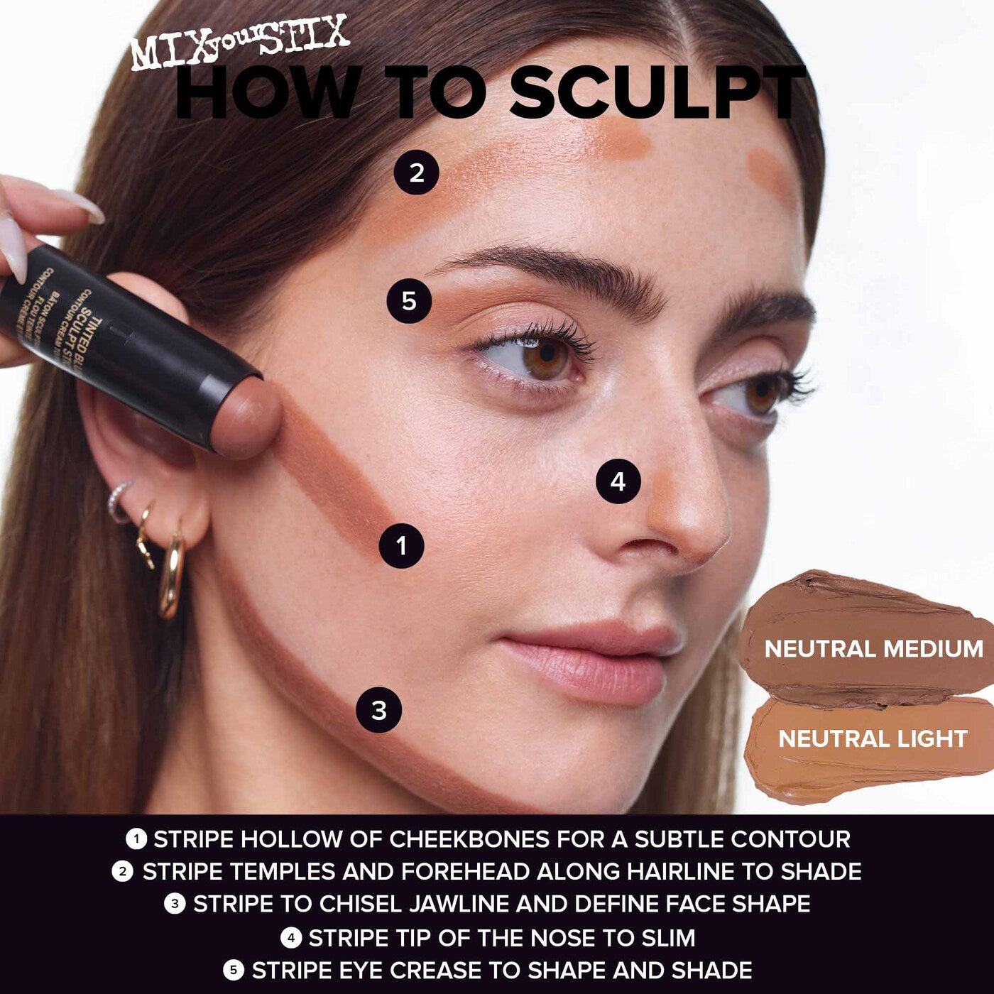 NUDESTIX 
Tinted Blur Contour Stick..