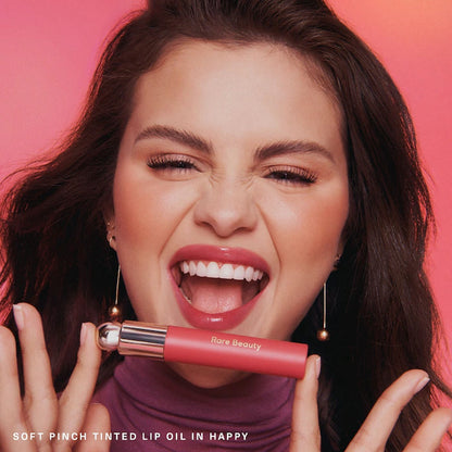 Rare Beauty by Selena Gomez 
Soft Pinch Tinted Lip Oil Stain..