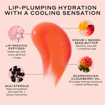 OLEHENRIKSEN 
Pout Preserve Chillers Peptide Lip Treatment..Grenada Guava - coral tint.