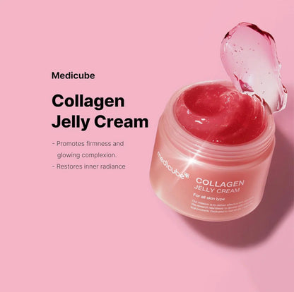 Medicube Collagen Niacinamide Jelly Cream
Niacinamide+Freeze-dried Hydrolyzed Collagen