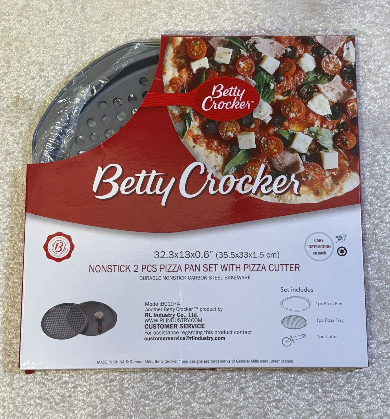 Betty cocker pizza set