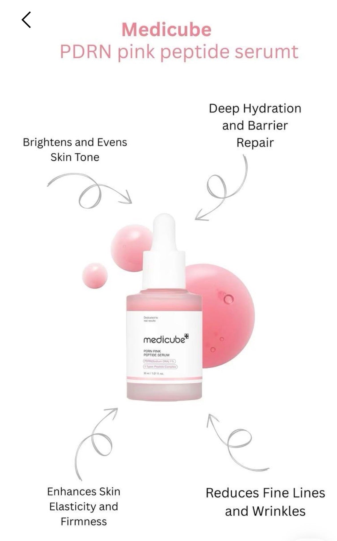 Medicube PDRN Pink Peptide Glow Serum