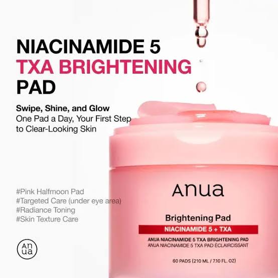 ANUA Niacinamide 5 TXA Brightening Pads..