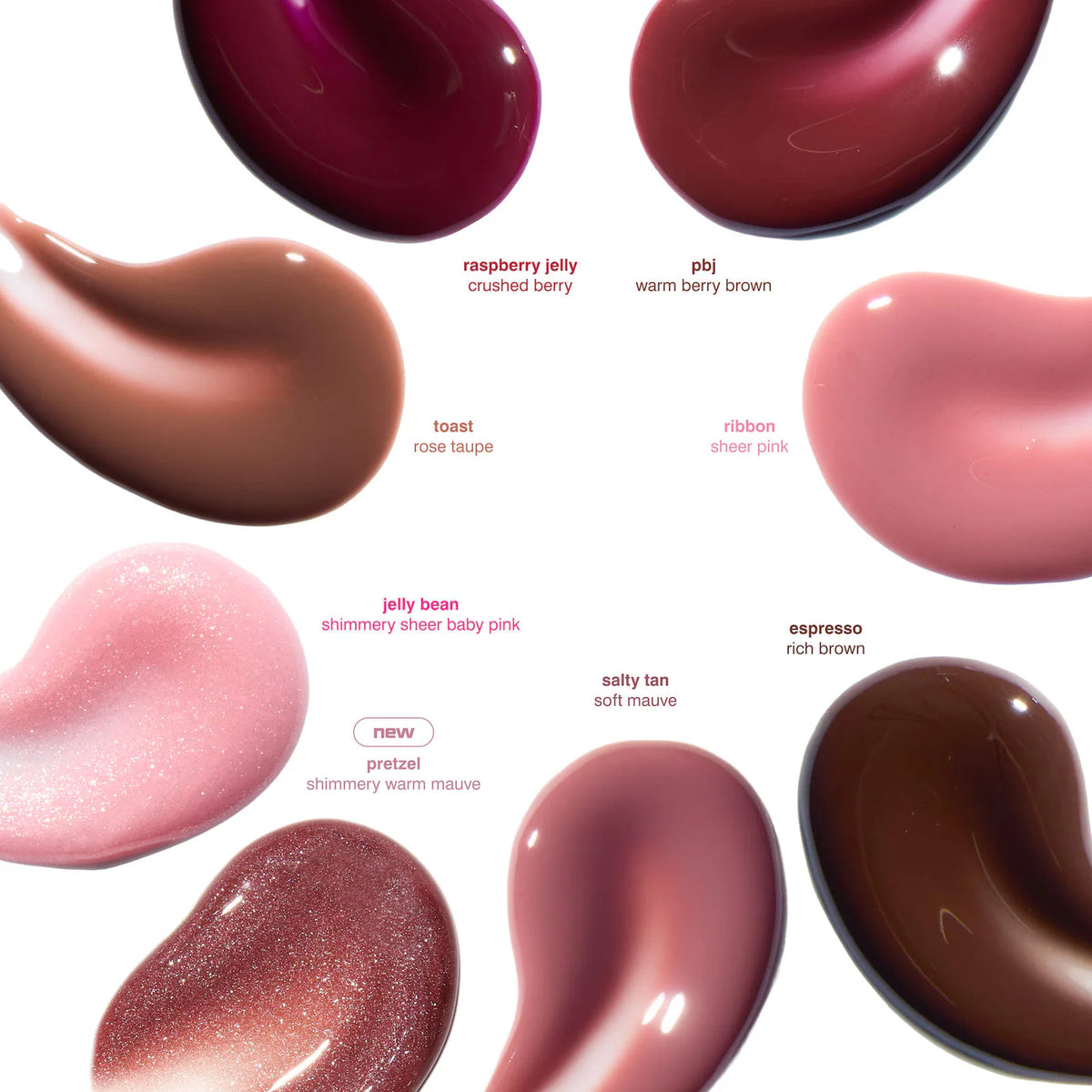 rhode 
Peptide Lip Tint Nourishing Glaze.. Raspberry Jelly - crushed berry..