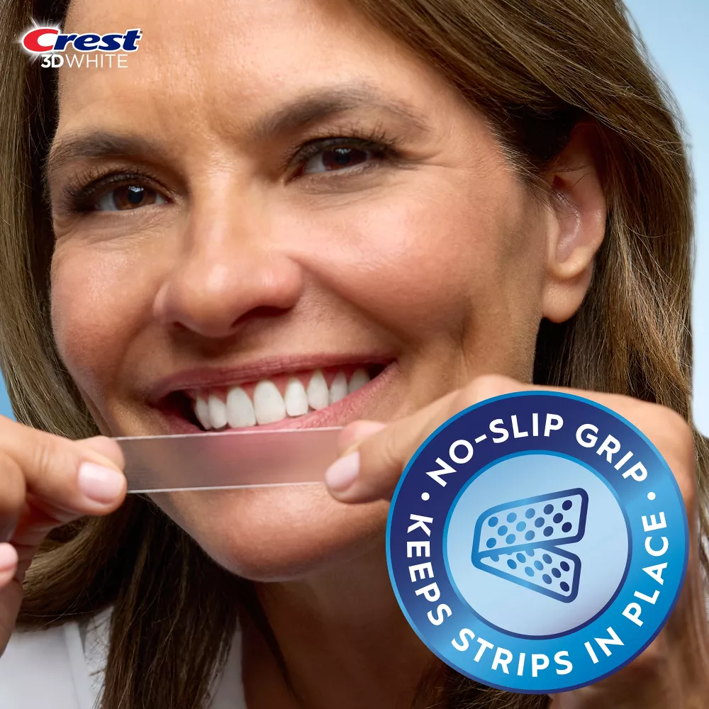 CREST 3D WHITESTRIPS SENSITIVE &amp; GENTLE + WHITENING LIGHT FULL BOX